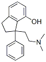 1-[2-(dimethylamino)ethyl]-1-phenylindan-7-ol 结构式