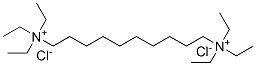 N,N,N,N',N',N'-hexaethyldecyl-1,10-diammonium dichloride Structure