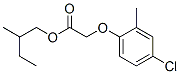 2-methylbutyl (4-chloro-2-methylphenoxy)acetate Structure