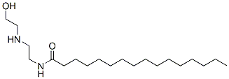 Hexadecanamide, N-[2-[(2-hydroxyethyl)amino]ethyl]-, 2-chloroethanol-quaternized 结构式
