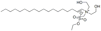 ethylbis(2-hydroxyethyl)octadecenylammonium ethyl sulphate,97692-50-7,结构式