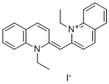 1,1'-DIETHYL-2,2'-CYANINE IODIDE Structure