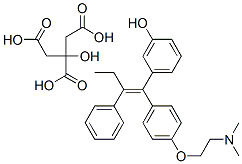 枸橼酸屈洛昔芬, 97752-20-0, 结构式