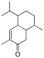 4a,5,6,7,8,8a-hexahydro-3,8-dimethyl-5-(1-methylethyl)naphthalen-2(1H)-one Struktur