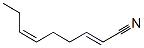 (2E,6Z)-nona-2,6-dienenitrile Structure