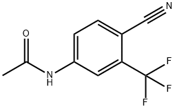 4-Cyano-3-三氟甲基乙酰苯胺, 97760-99-1, 结构式