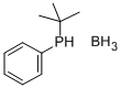 TERT-BUTYLPHENYLPHOSPHINE BORANE Structure