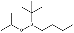 Isopropyl butyl(tert-butyl)borinate Struktur