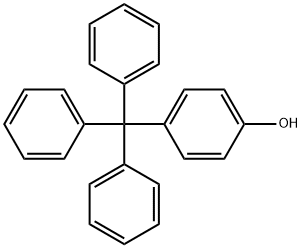 4-トリフェニルメチルフェノール 化学構造式