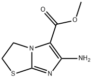 METHYL 6-AMINO-2,3-DIHYDROIMIDAZO[2,1-B]THIAZOLE-5-CARBOXYLATE, 97801-70-2, 结构式