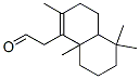 3,4,4a,5,6,7,8,8a-octahydro-2,5,5,8a-tetramethylnaphthalene-1-acetaldehyde,97806-23-0,结构式