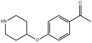1-[4-(4-PIPERIDINYLOXY)PHENYL]-ETHANONE Struktur
