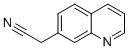 2-(quinolin-7-yl)acetonitrile Structure