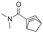 N,N-ジメチルビシクロ[2.2.1]ヘプタ-2-エン-2-カルボキサミド 化学構造式