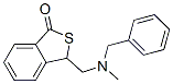 9-[(benzyl-methyl-amino)methyl]-8-thiabicyclo[4.3.0]nona-1,3,5-trien-7-one 化学構造式