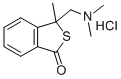 3-((Dimethylamino)methyl)-3-methylbenzo(c)thiophen-1(3H)-one hydrochlo ride,97874-51-6,结构式