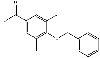 4-Benzyloxy-3,5-dimethylbenzoic acid Struktur