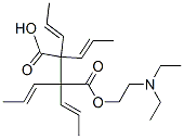 1-[2-(diethylamino)ethyl] hydrogen 2-(tetrapropenyl)succinate 化学構造式