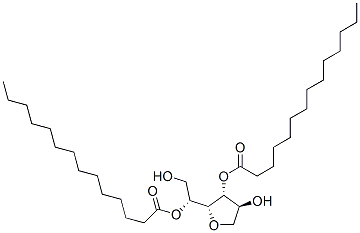 Sorbitan, ditetradecanoate Structure