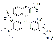 수소[4-[4-(디에틸아미노)-알파-(3,7-디술포네이토-1-나프틸)벤질리덴]시클로헥사-2,5-디엔-1-일리덴]디에틸암모늄,암모늄염