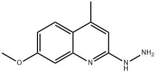 2-HYDRAZINO-7-METHOXY-4-METHYLQUINOLINE Structure