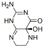 4(1H)-Pteridinone,2-amino-4a,5,6,7-tetrahydro-4a-hydroxy-,(S)-(9CI) Structure