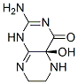 4(1H)-Pteridinone,2-amino-4a,5,6,7-tetrahydro-4a-hydroxy-,(S)-(9CI) 结构式