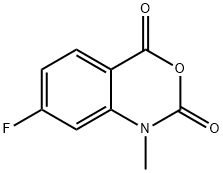 7-FLUORO-2-METHYLISATOIC ANHYDRIDE 化学構造式