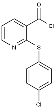 2-[(4-CHLOROPHENYL)THIO]PYRIDINE-3-CARBONYL CHLORIDE