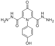 2,6-Pyridinedicarboxylic acid, 1,4-dihydro-1-(4-hydroxyphenyl)-4-oxo-,  dihydrazide|