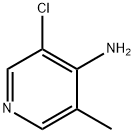 3-氯-5-甲基-4-氨基吡啶, 97944-42-8, 结构式