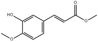 3-(3-Hydroxy-4-methoxyphenyl)-2-propenoic acid methyl ester Structure