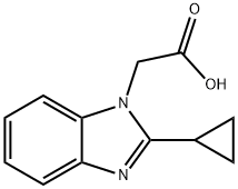 CHEMBRDG-BB 4002576|2-(2-环丙基-1H-苯并[D]咪唑-1-基)乙酸