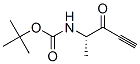 Carbamic acid, [(1S)-1-methyl-2-oxo-3-butynyl]-, 1,1-dimethylethyl ester (9CI) Structure