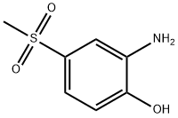 2-氨基-4-甲砜基苯酚,98-30-6,结构式