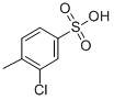 3-CHLORO-4-METHYLBENZENESULFONIC ACID 化学構造式