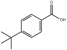 4-трет-Бутилбензойная кислота структура