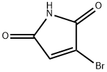 3-Bromo-1H-pyrrole-2,5-dione, 3-Bromo-2,5-dihydro-2,5-dioxo-1H-pyrrole Structure