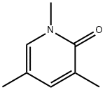 1,3,5-トリメチル-1,2-ジヒドロピリジン-2-オン 化学構造式