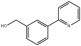 3-(3-Cyanopyridin-2-yl)benzyl alcohol 结构式