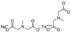 N-羧甲基-N-甲基甘氨酸铁(III)钠盐, 98063-75-3, 结构式