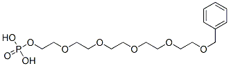 りん酸二水素16-フェニル-3,6,9,12,15-ペンタオキサヘキサデカン-1-イル 化学構造式