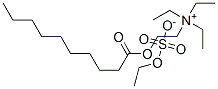 triethyl[2-[(1-oxodecyl)oxy]ethyl]ammonium ethyl sulphate 结构式