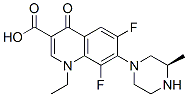 (R)-ломефлоксацин структура