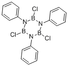 2.4.6-TRICHLORO-1.3.5-TRIPHENYLBORAZINE Struktur