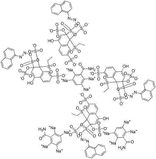 2,7-Naphthalenedisulfonic acid, 5-(benzoylamino)-4-hydroxy-3-1-sulfo-6-2-(sulfooxy)ethylsulfonyl-2-naphthalenylazo-, tetrasodium salt|活性红 180