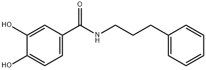 BenzaMide, 3,4-dihydroxy-N-(3-phenylpropyl)-,98116-89-3,结构式