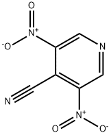 3,5-二硝基吡啶-4-甲腈,98138-12-6,结构式