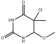 5-chloro-6-methoxy-5,6-dihydrothymine Structure