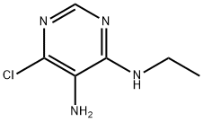 N-エチル-6-クロロピリミジン-4,5-ジアミン 化学構造式